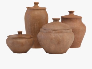 tableware clay Modelo 3D