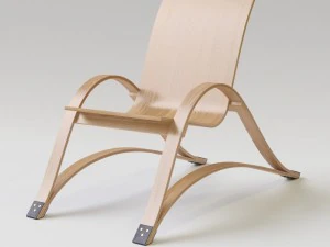 cadeira de mola em arco Modelo 3D