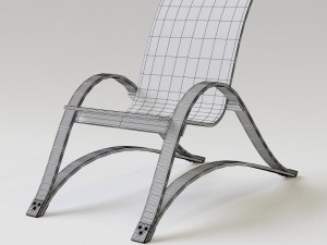 bow spring chair 3Dモデル