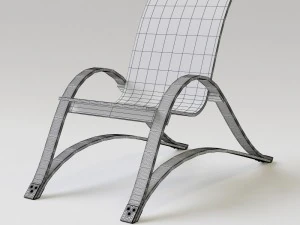 bow spring chair 3D Model