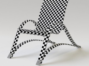 bow spring chair 3Dモデル