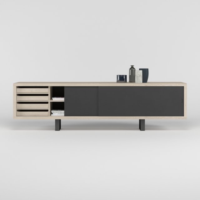 grand sideboard brand dk3 3D Modell .c4d .max .obj .3ds .fbx .stl .blend 