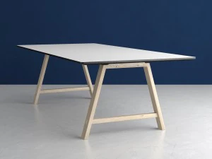 t1 table with fix tabletop brand andersen-furniture 3D Model