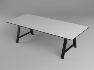 t1 table with fix tabletop brand andersen-furniture 3D Model