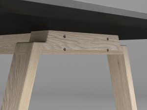 t1 table with fix tabletop brand andersen-furniture 3D मॉडल