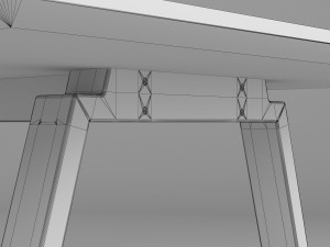 t1 table with fix tabletop brand andersen-furniture 3D मॉडल