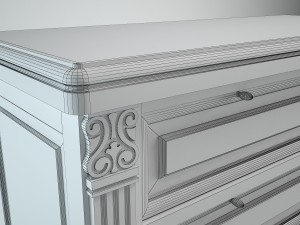 chest of drawers 3D Model