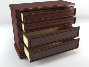 chest of drawers 3D Model