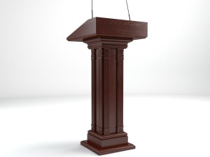 tribune 3D Model