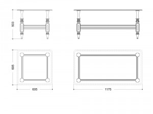 coffee tables Model 3D