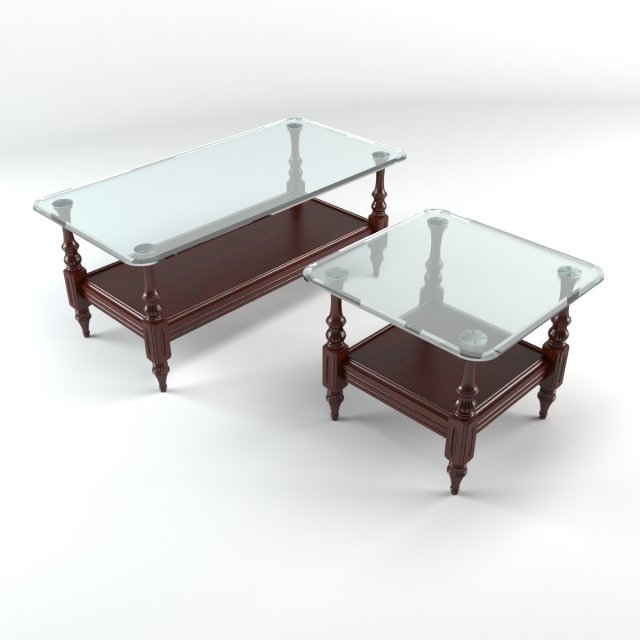 coffee tables Model 3D .c4d .max .obj .3ds .fbx .stl .blend 