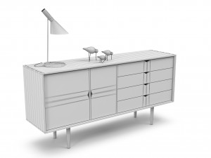 s6 sideboard andersen furniture Model 3D