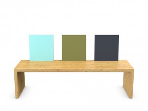 wooden bench Modello 3D