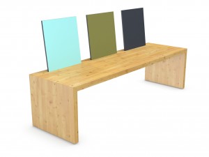wooden bench Modello 3D