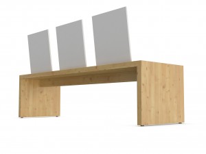 wooden bench Modello 3D