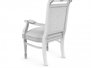 classic armchair Model 3D