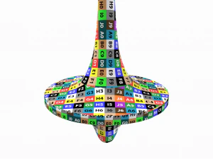 spinning top 3D Model