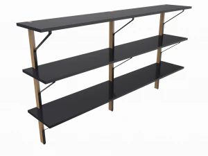kaari wall shelf - artek 3D Model