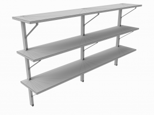 kaari wall shelf - artek 3D Model