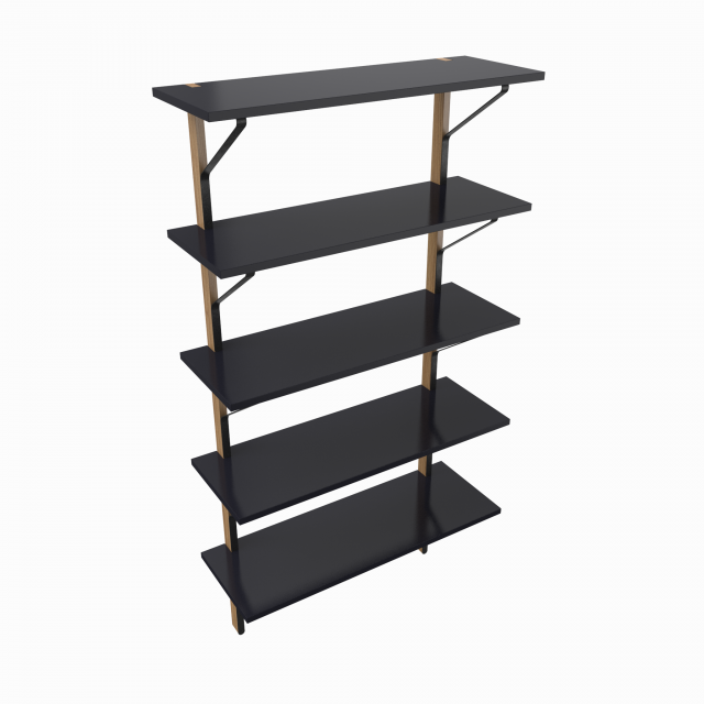 kaari wall shelf - artek 3D Model .c4d .max .obj .3ds .fbx .stl .blend 