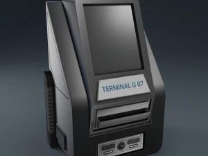 sci-fi terminal 3D Model