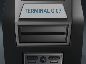 sci-fi terminal 3D Model
