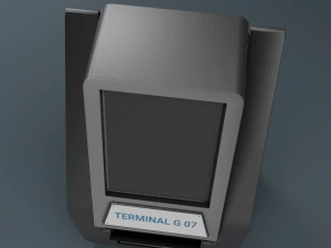 sci-fi terminal 3D Model