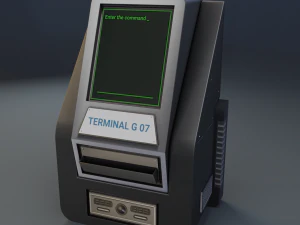 sci-fi terminal 3D Model