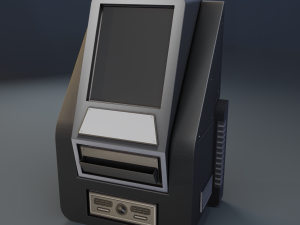 sci-fi terminal Modelo 3D