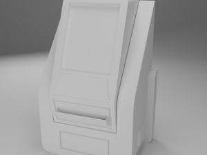 sci-fi terminal Modelo 3D
