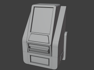 sci-fi terminal Modelo 3D