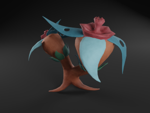 fantasy plant Model 3D