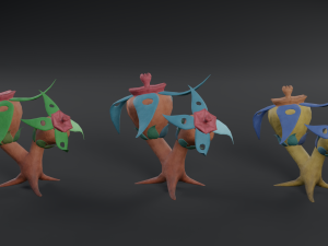 fantasy plant Model 3D