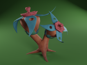fantasy plant Model 3D