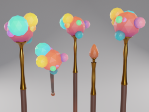 ico staff 3D Model