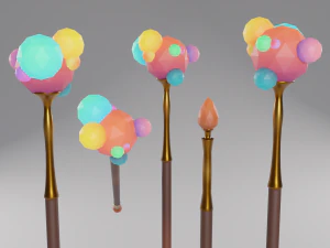 ico staff 3D Model