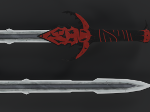 fantasy sword 3D Модель