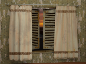 old curtains 3D 模型