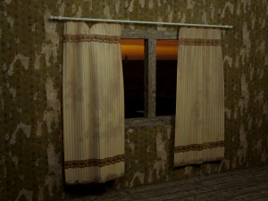 old curtains 3D Model