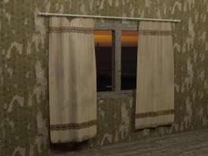 old curtains 3D Model