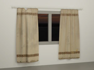 old curtains 3D Model