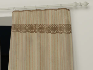 old curtains 3D Model
