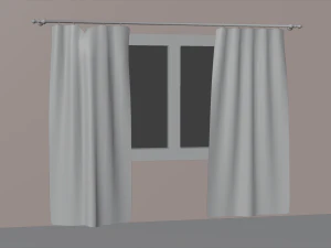 old curtains 3D Model