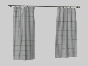 old curtains 3D Model