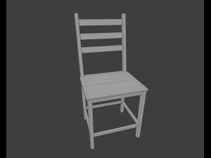 table and chair 3D Модель