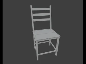 table and chair 3D Model