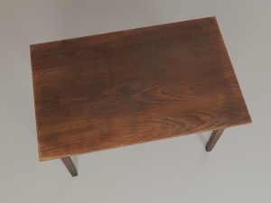 table and chair 3D Модель