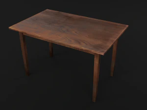 table and chair 3D Model