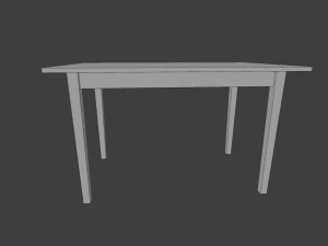 table and chair 3D Model