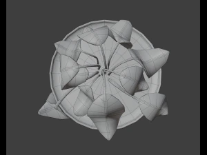 dry flowerpot 3D Model